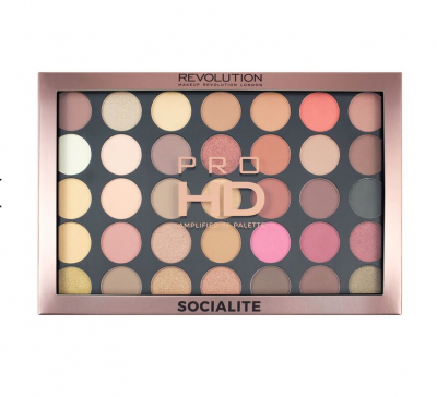 Makeup Revolution Paleta očných tieňov Pro HD Palette Amplified 35 Socialite