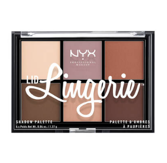 NYX Professional Makeup Paletka 6 prechodových tieňov Lid Lingerie