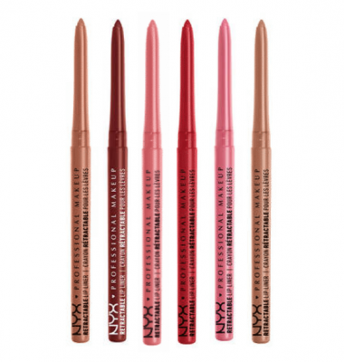 NYX Professional Makeup Krémové ceruzky na pery Retractable Lip Liner