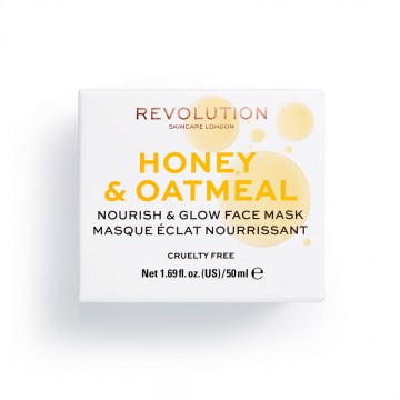 Revolution Skincare Honey & Oatmeal Nourish &  Glow Face Mask Maska na tvár