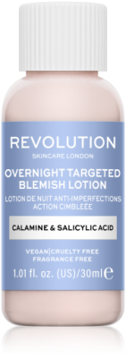 Revolution Skincare Overnight Targeted Blemish Lotion Lokálne sérum na vyrážky