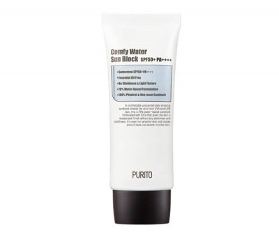 PURITO Comfy Water Sun Block Krém na tvár s SPF 50