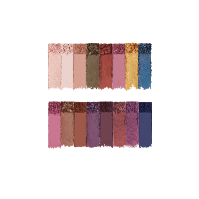 Milani Cosmetics Zvýhodnený set paleta očných tieňov Gilded Rouge Eyeshadow Palette +  Riasenka Most Wanted Lashes LAVISH LIFT & CURL